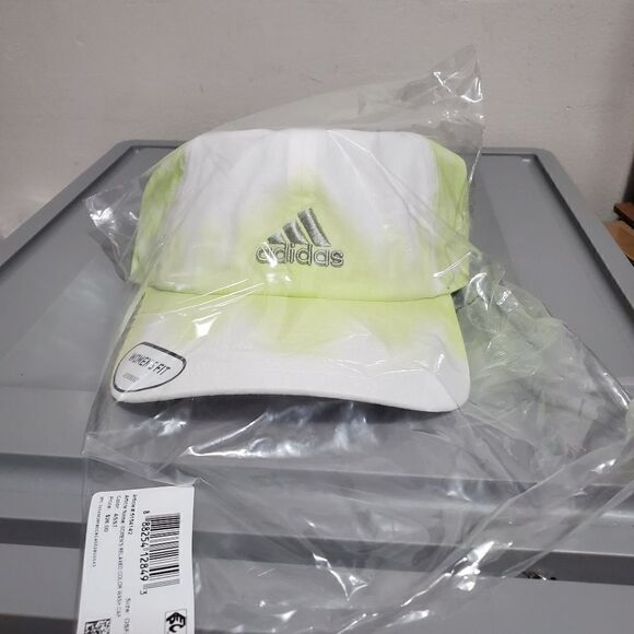 Adidas Womens Lime Green Wash Cap Strapback Hat Adjustable OSFA #5154142 NWT - Picture 5 of 10